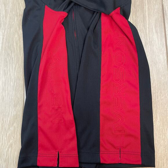 Reebok Allen Iverson Limited Edition Black Red Jersey Shirt Men’s 2XL Vintage - Picture 10 of 11